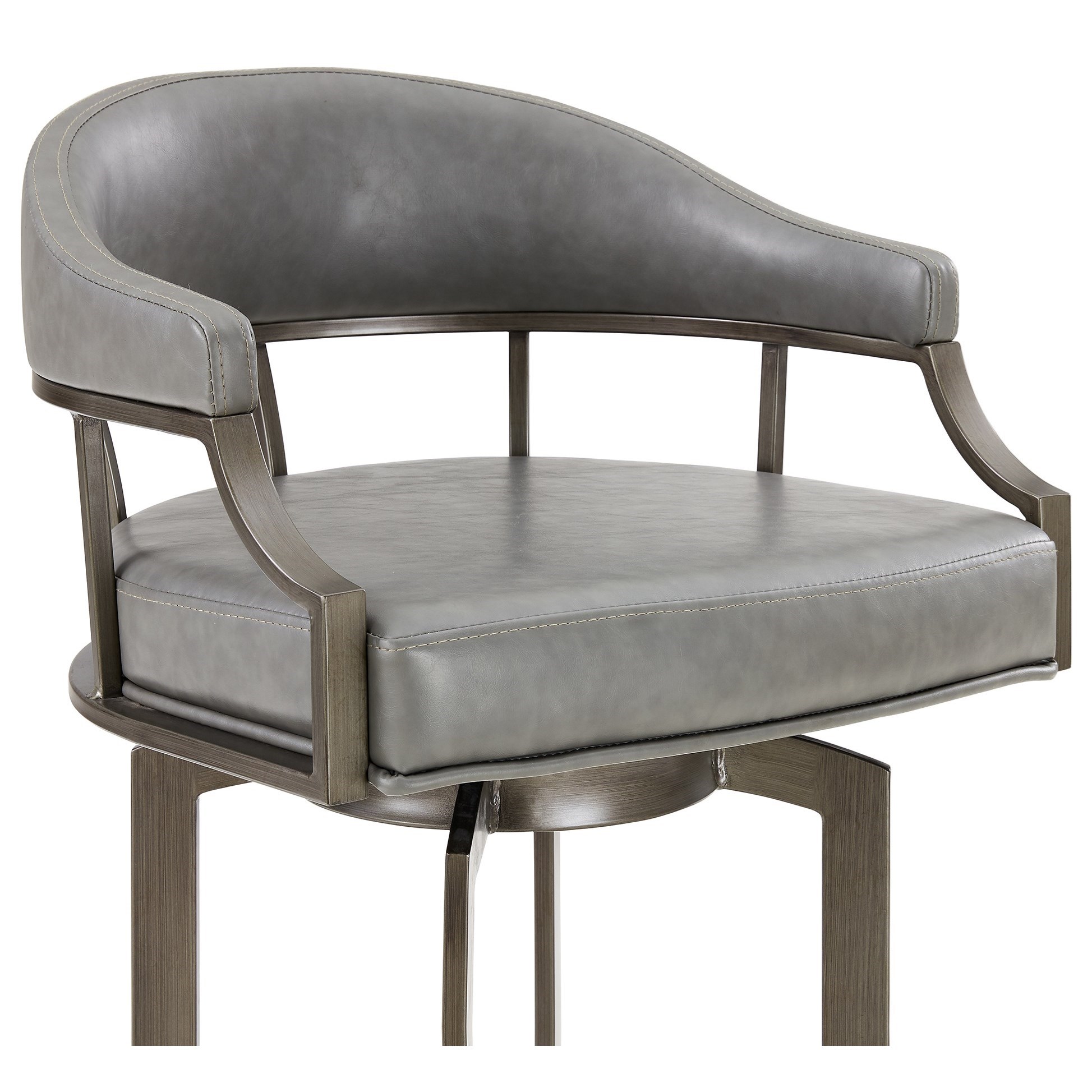 Armen Living Edy Swivel Bar Stool