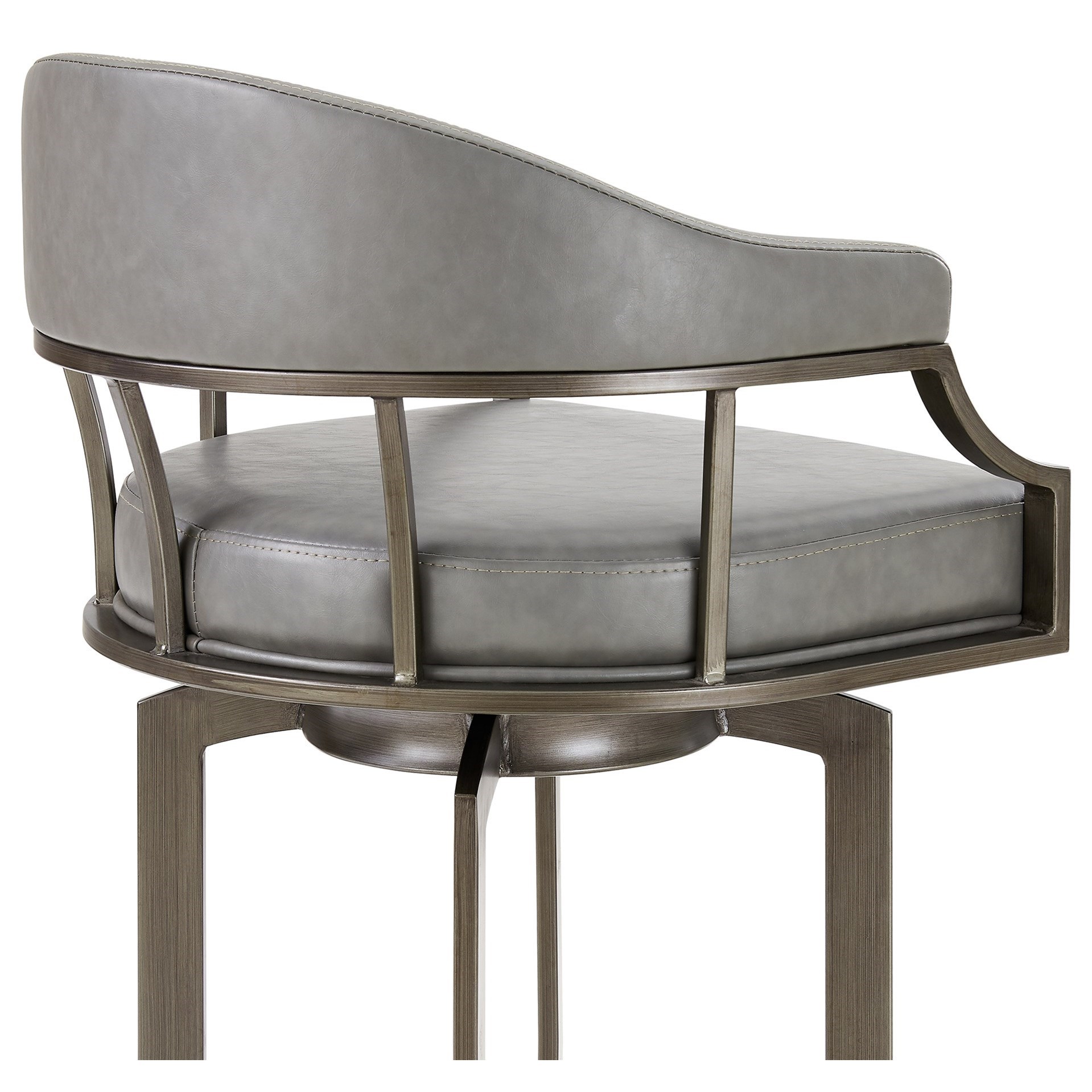 Armen Living Edy Swivel Bar Stool