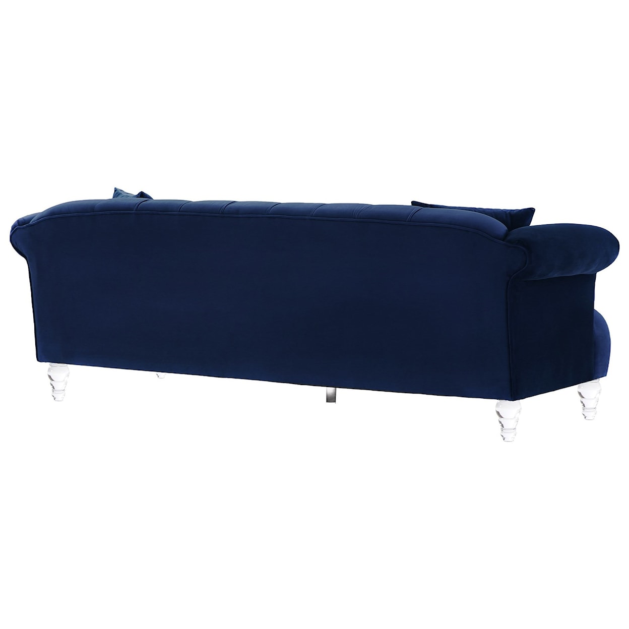 Armen Living Elegance Elegance Contemporary Sofa in Velvet