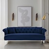 Armen Living Elegance Elegance Contemporary Sofa in Velvet