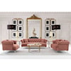 Armen Living Elegance Elegance Contemporary Sofa in Velvet