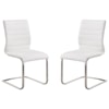 Armen Living Fusion Upholstered Side Chair - Set of 2