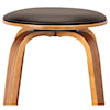 Armen Living Harbor 26" Mid-Century Swivel Counter Height Stool