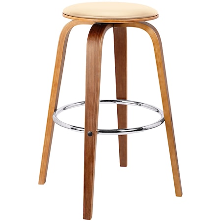 26" Mid-Century Swivel Counter Height Stool