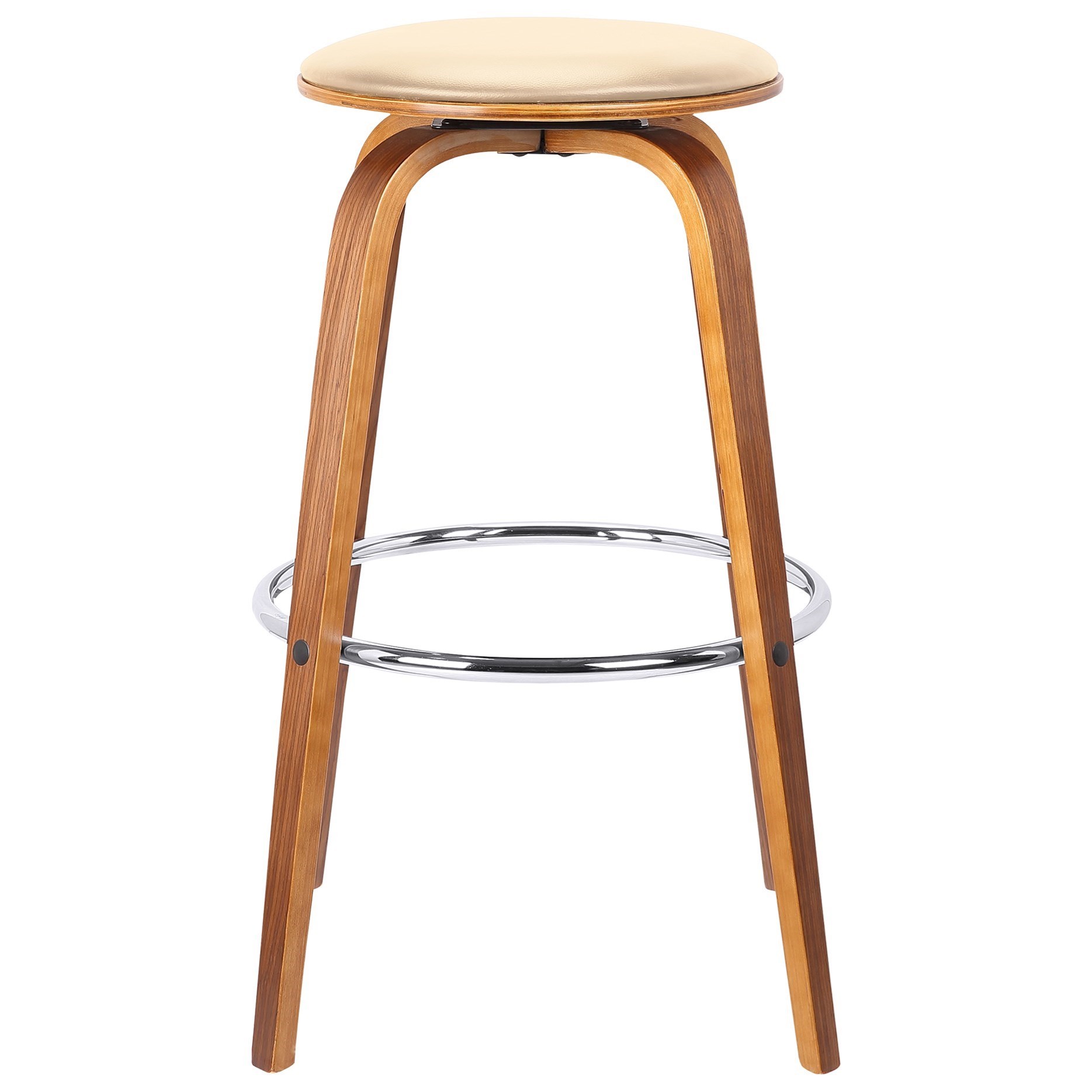 26" Mid-Century Swivel Counter Height Stool