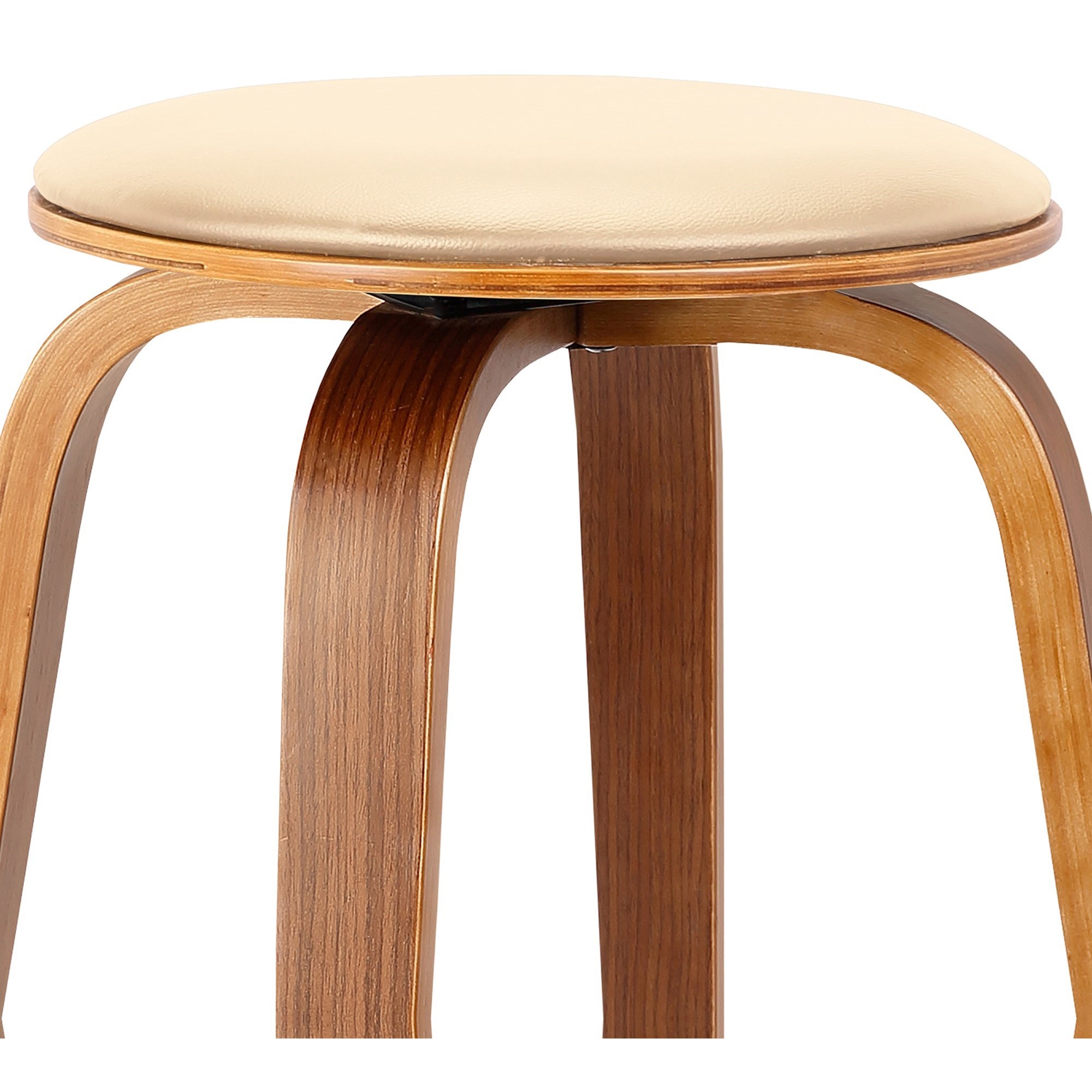 26" Mid-Century Swivel Counter Height Stool