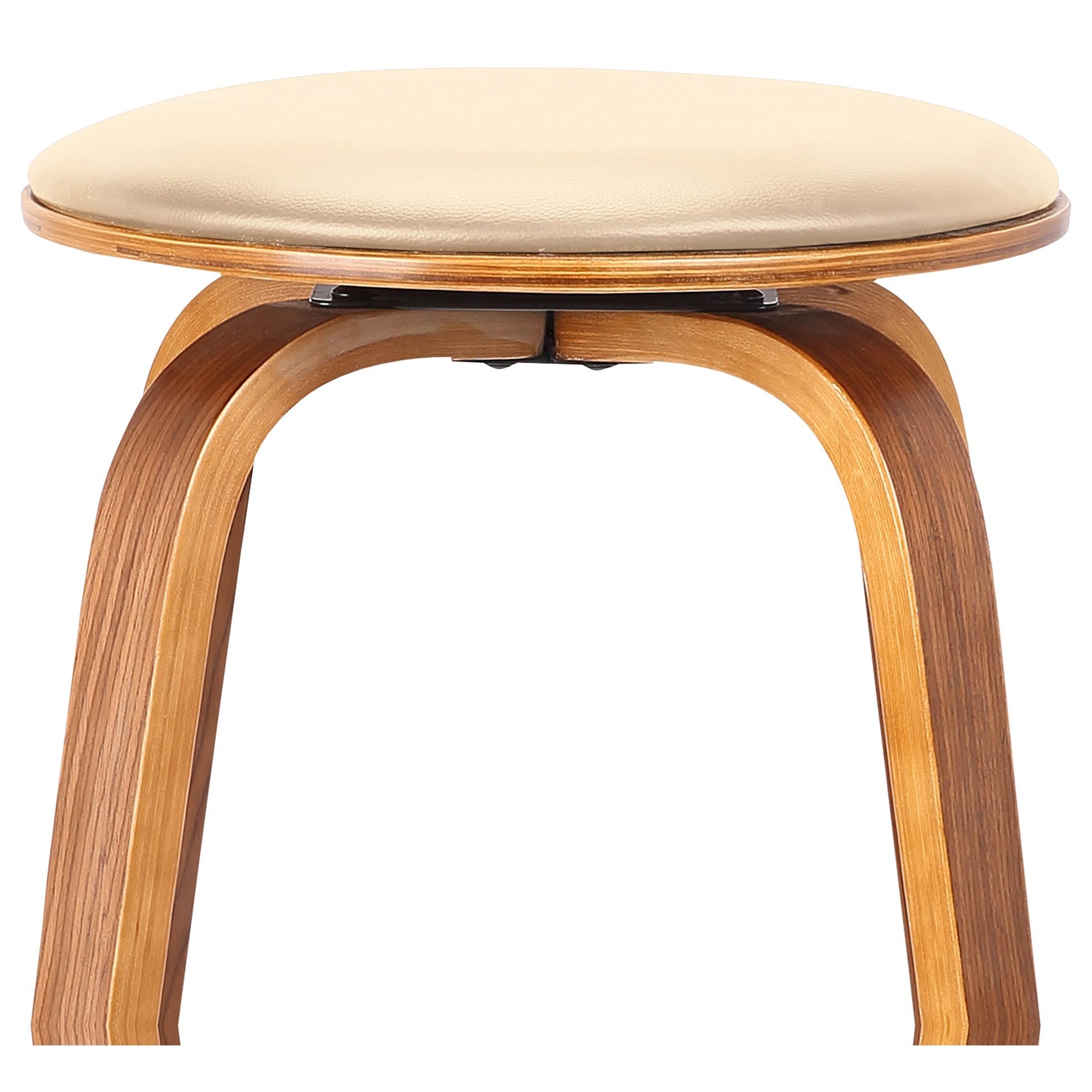 26" Mid-Century Swivel Counter Height Stool