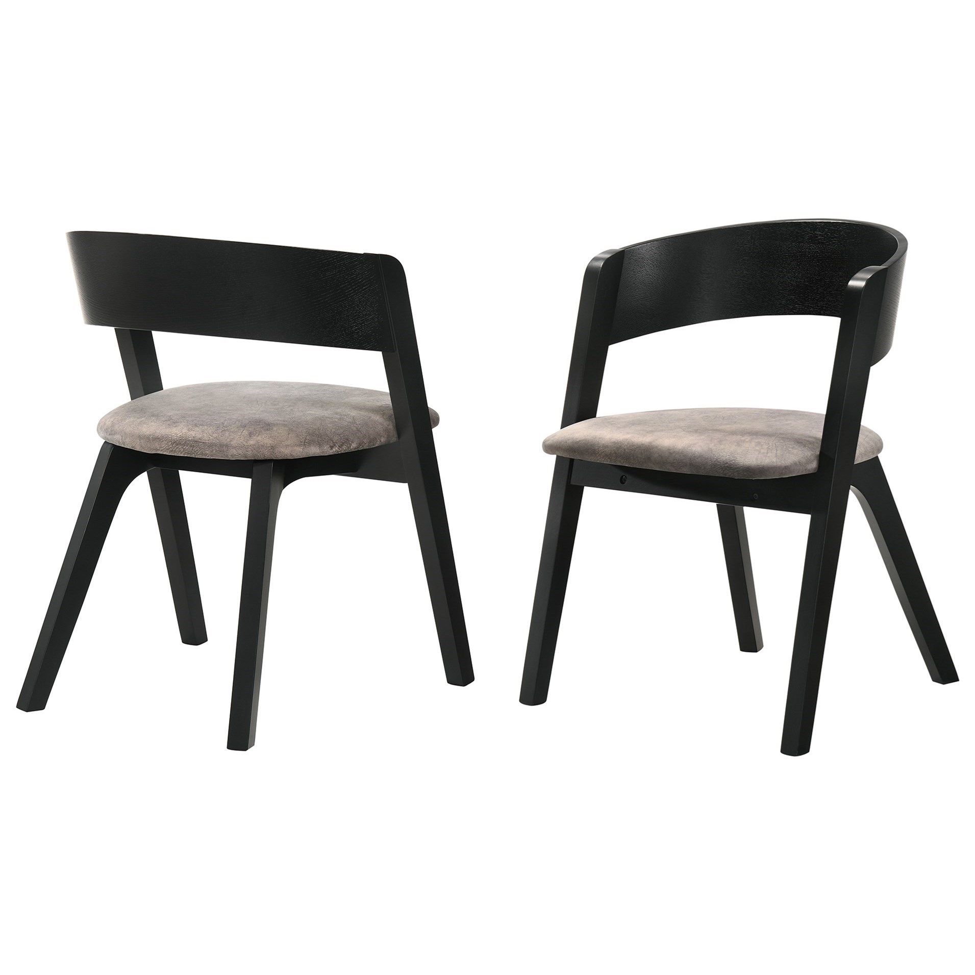 Mid-Century Modern Dining Accent Chairs Set