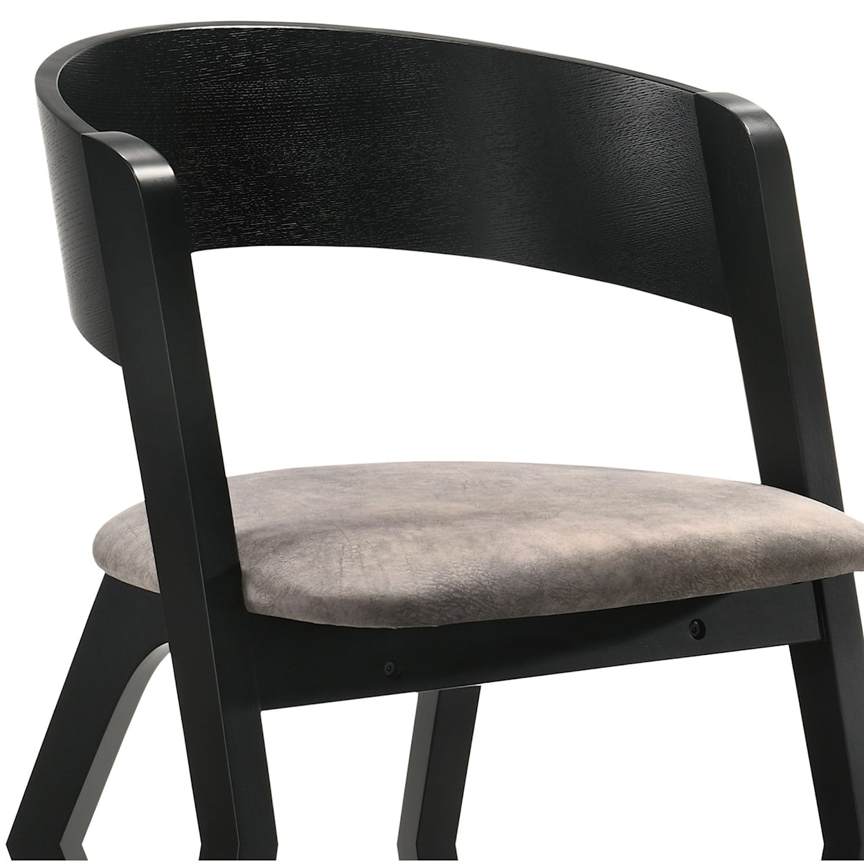 Armen Living Venus Mid-Century Modern Dining Accent Chairs Set