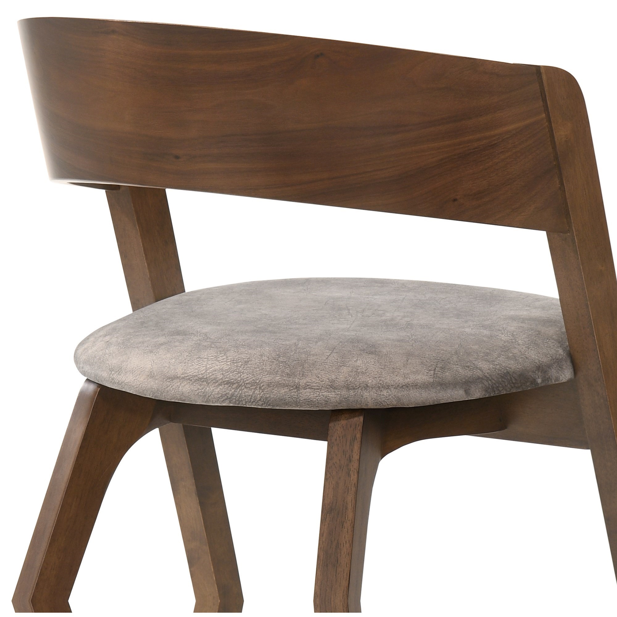Armen Living Venus Mid-Century Modern Dining Accent Chairs Set