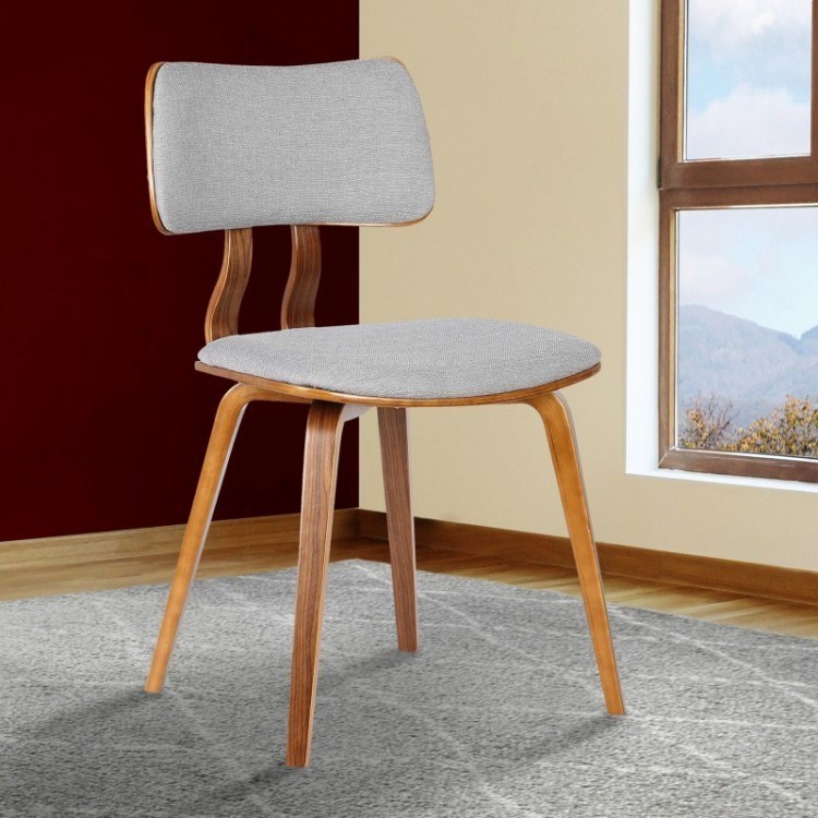 Armen Living Jaguar Upholstered Dining Side Chair