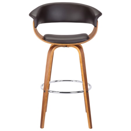 30" Mid-Century Swivel Bar Height Barstool