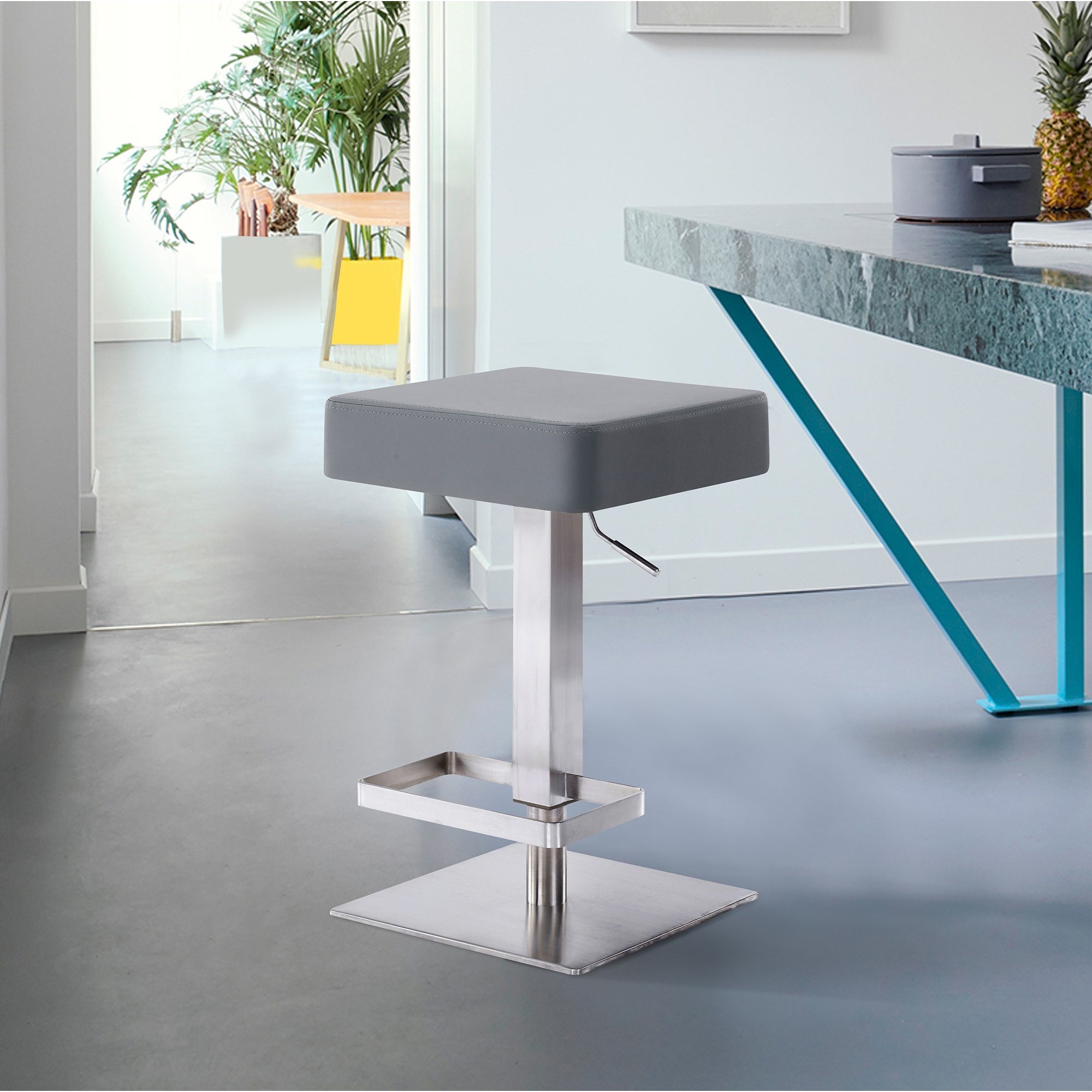 Armen Living Kaylee Swivel Barstool