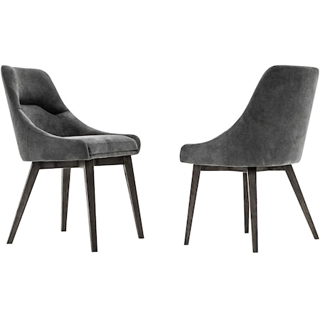 Set of 2 River Upholstered Dining Chairs