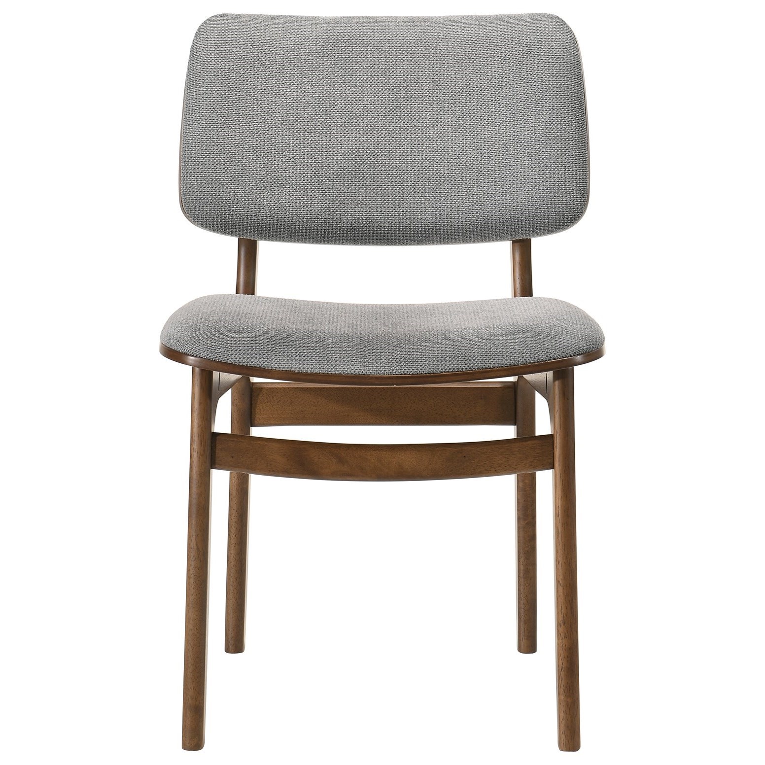 Wood Dining Accent Chairs in Walnut Set