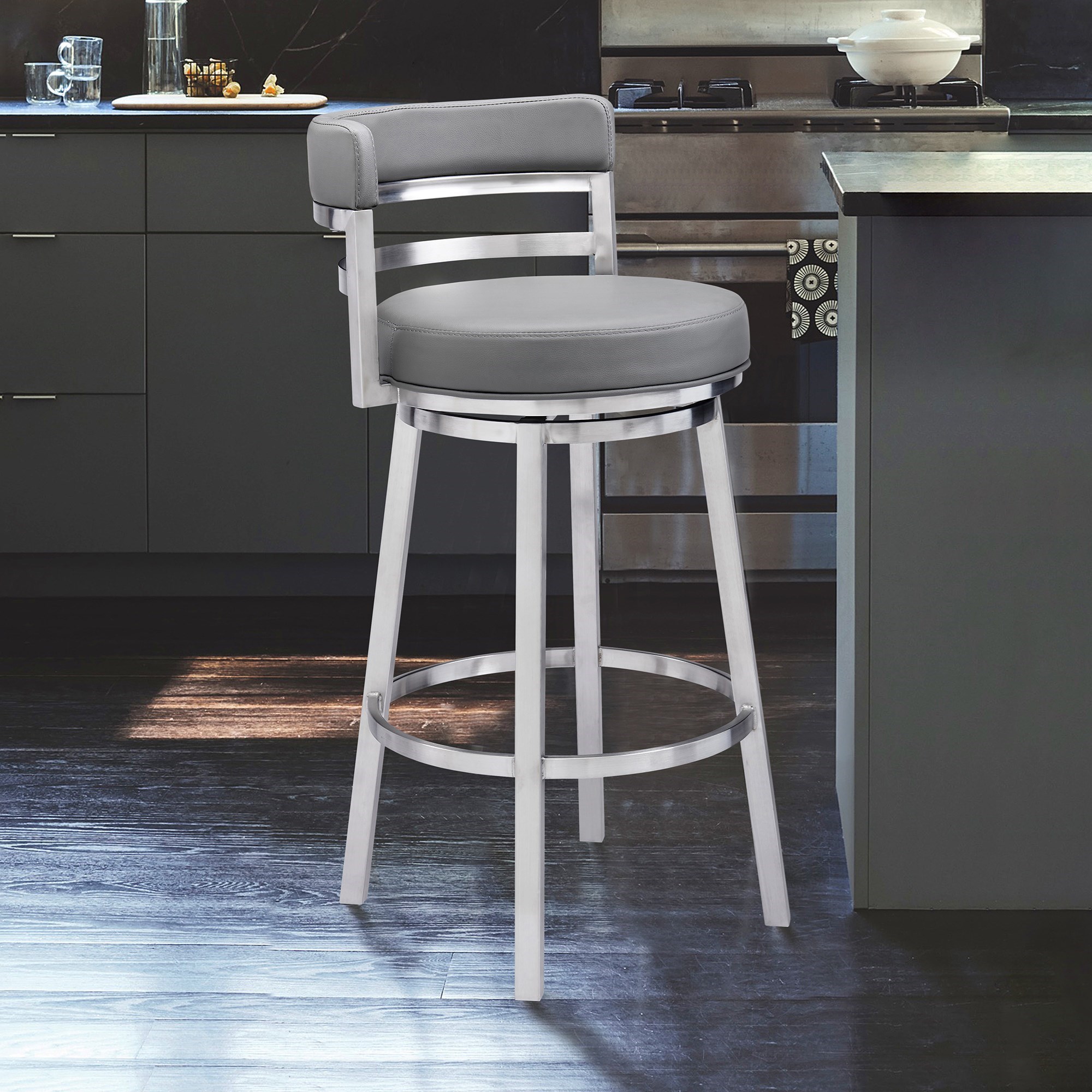 Armen Living Madrid 26" Bar Stool
