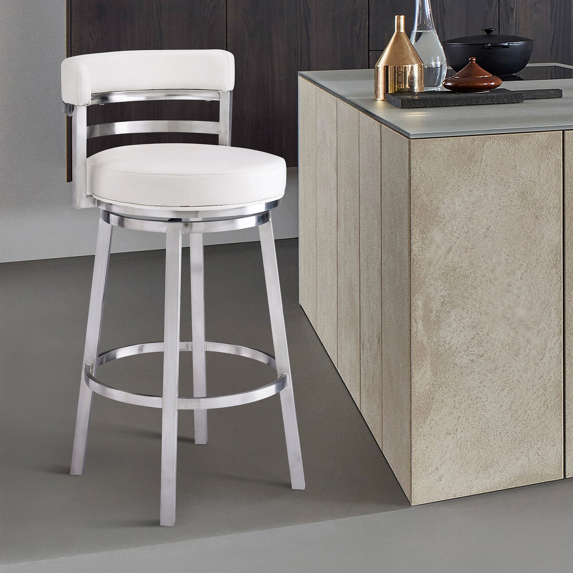Armen Living Madrid 26" Bar Stool