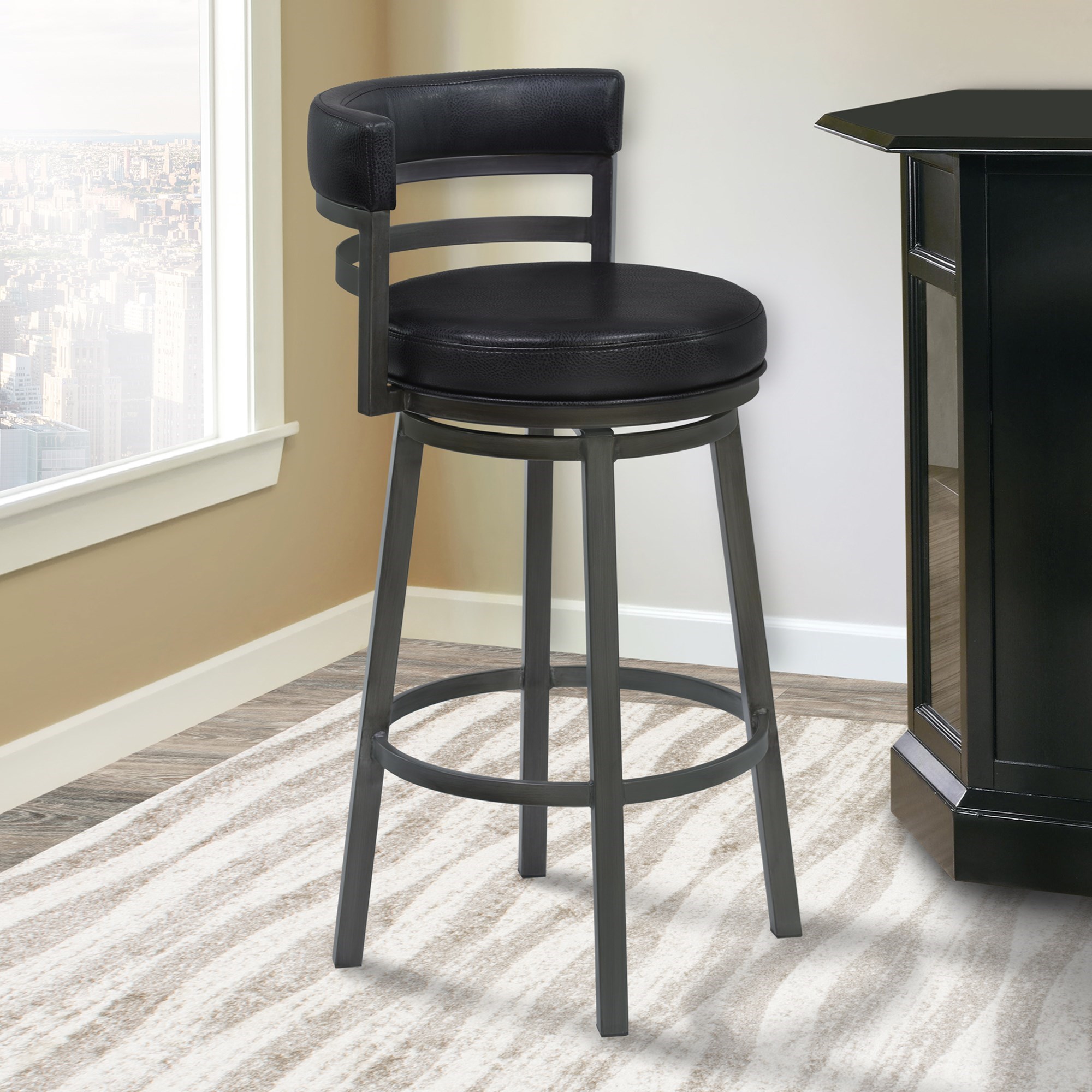 Armen Living Madrid 26" Bar Stool