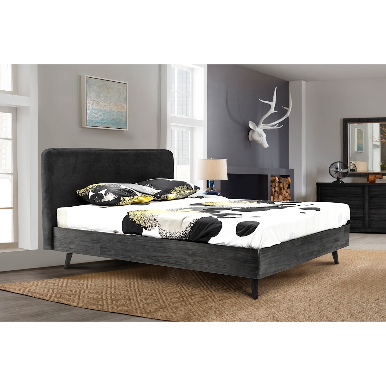 Armen Living Mohave Queen Platform Bed