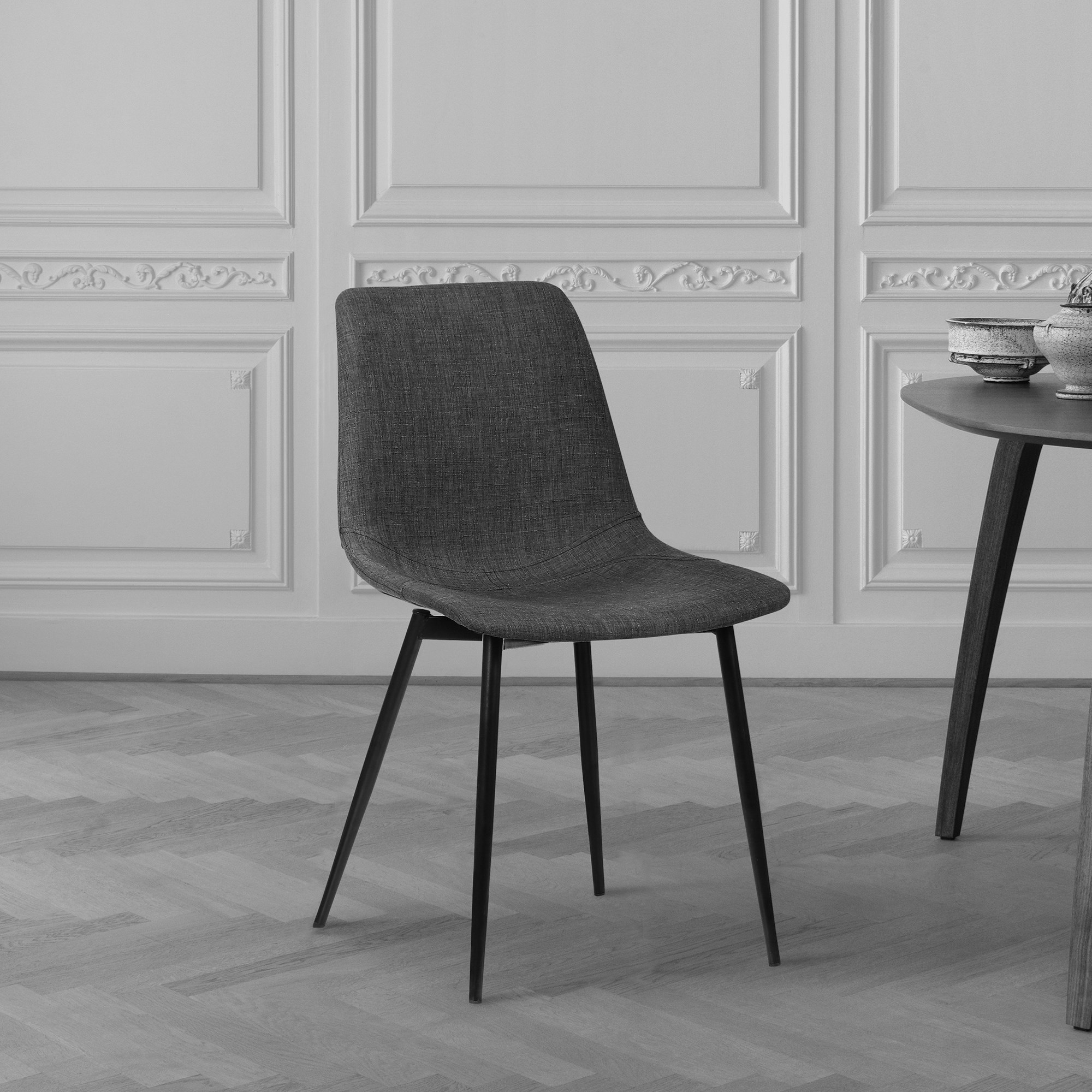Armen Living Monte Upholstered Dining Chair
