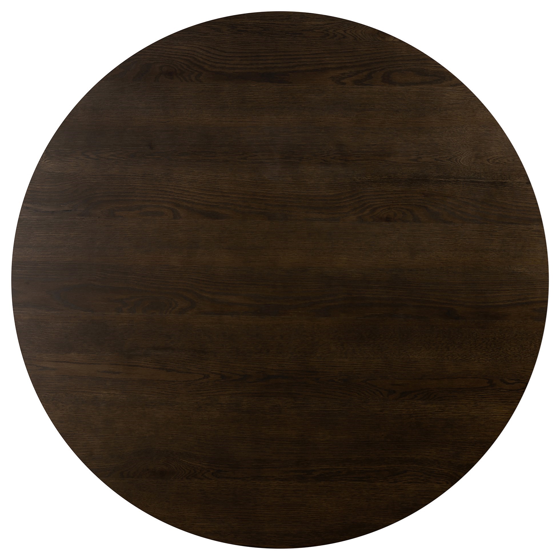 Armen Living Motion Oak and Metal Round Dining Table