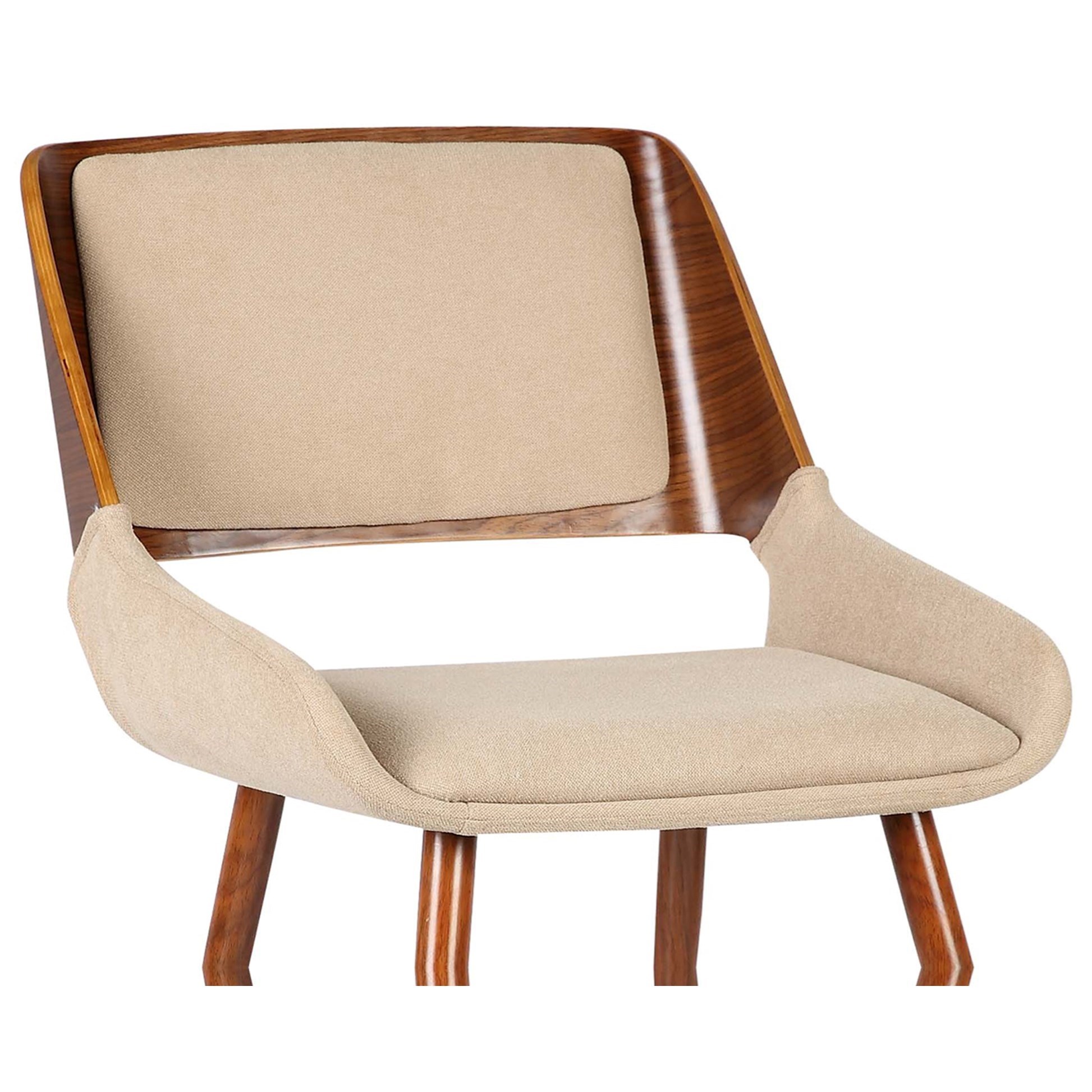 Armen Living Panda Upholstered Dining Side Chair