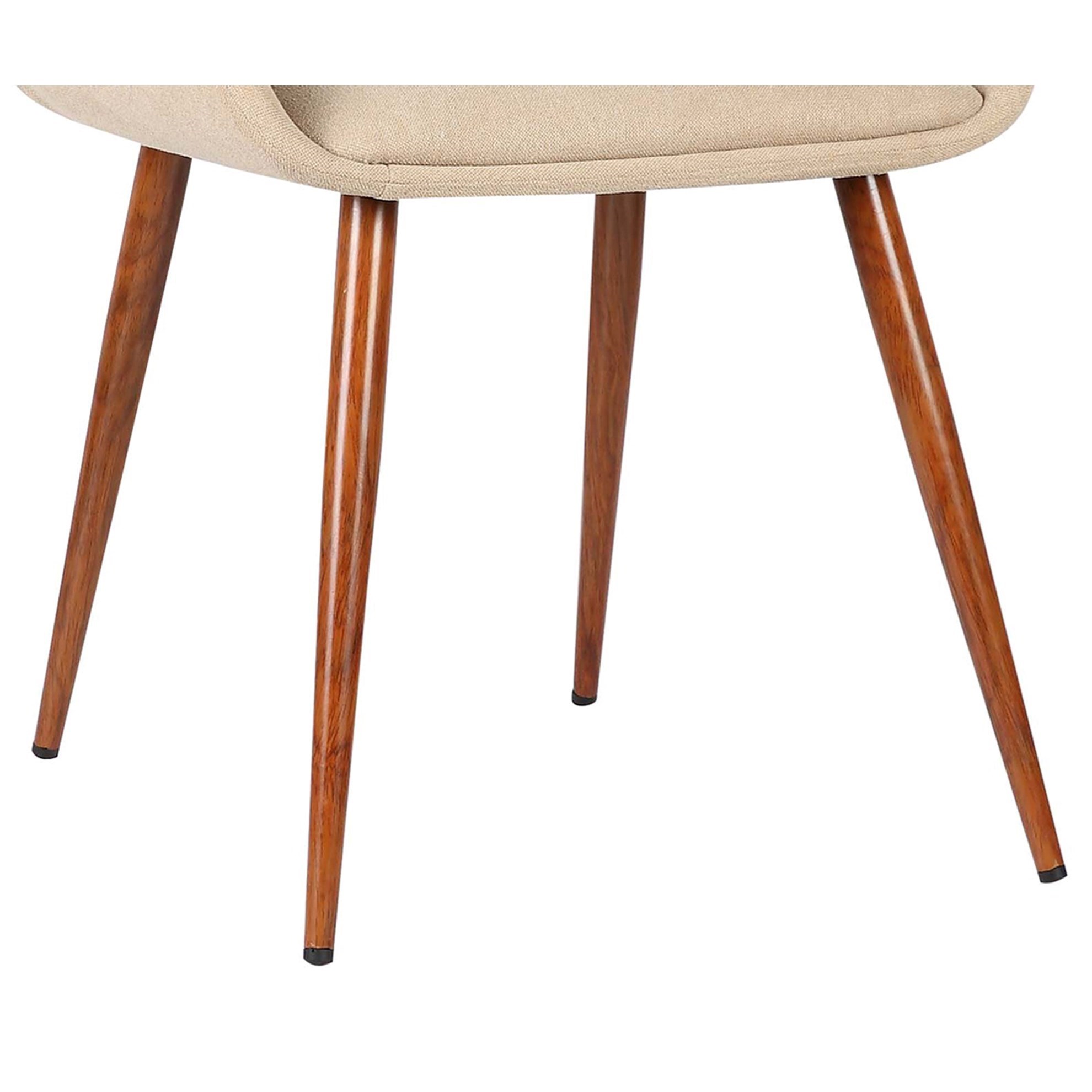 Armen Living Panda Upholstered Dining Side Chair