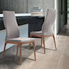 Armen Living Treviso Mid-Century Dining Chair - Set of 2