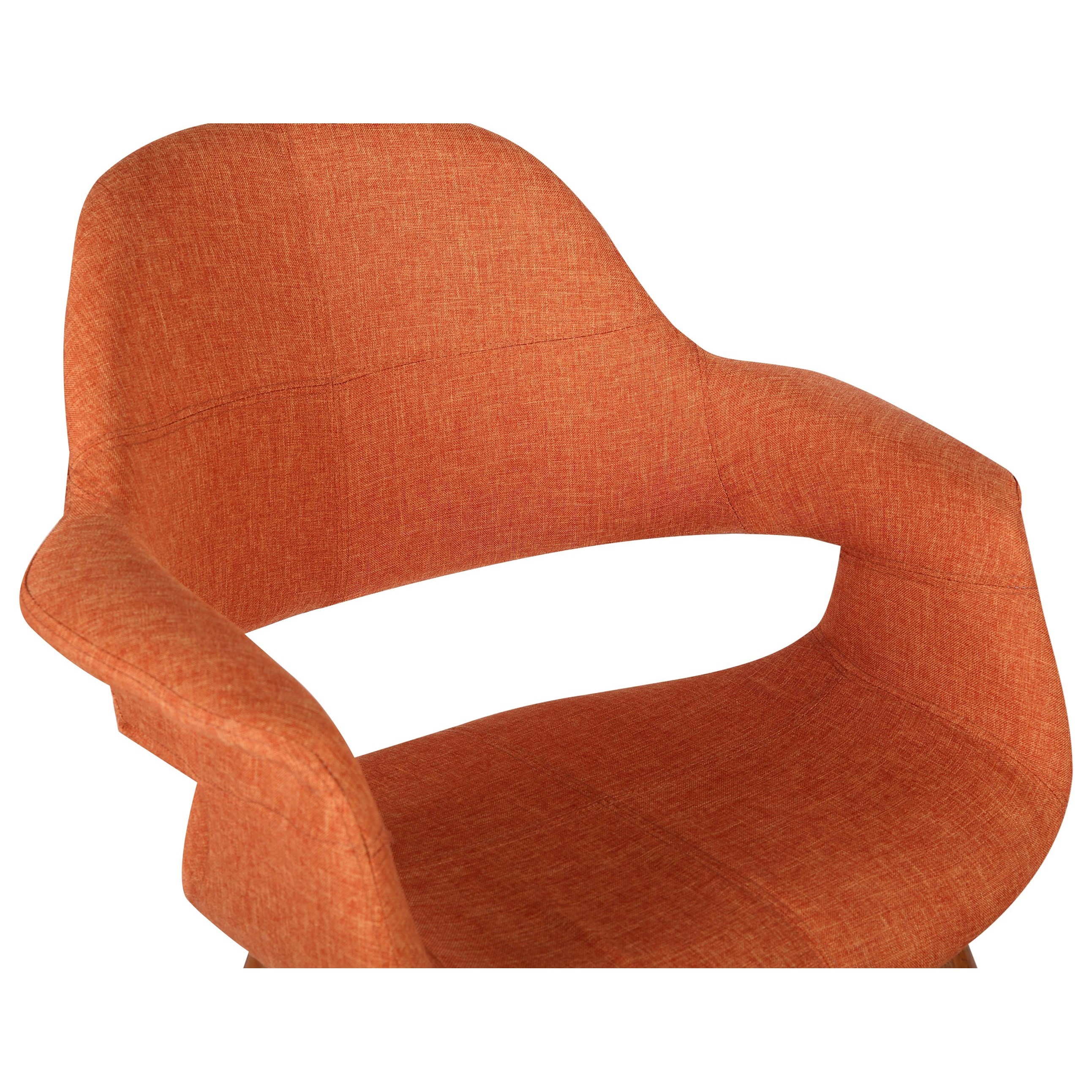 Armen Living Phoebe Upholstered Dining Arm Chair