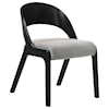 Armen Living Venus Mid-Century Modern Dining Accent Chairs Set