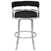 Armen Living Prinz 26" Counter Height Metal Barstool