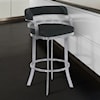 Armen Living Prinz 26" Counter Height Metal Barstool