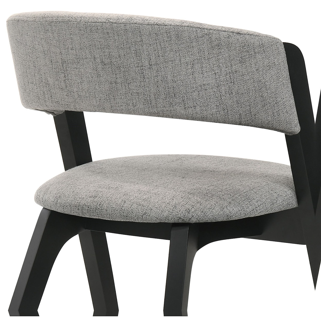 Armen Living Venus Mid-Century Modern Accent Dining Chair Set