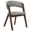 Armen Living Rowan Mid-Century Modern Accent Dining Chair Set