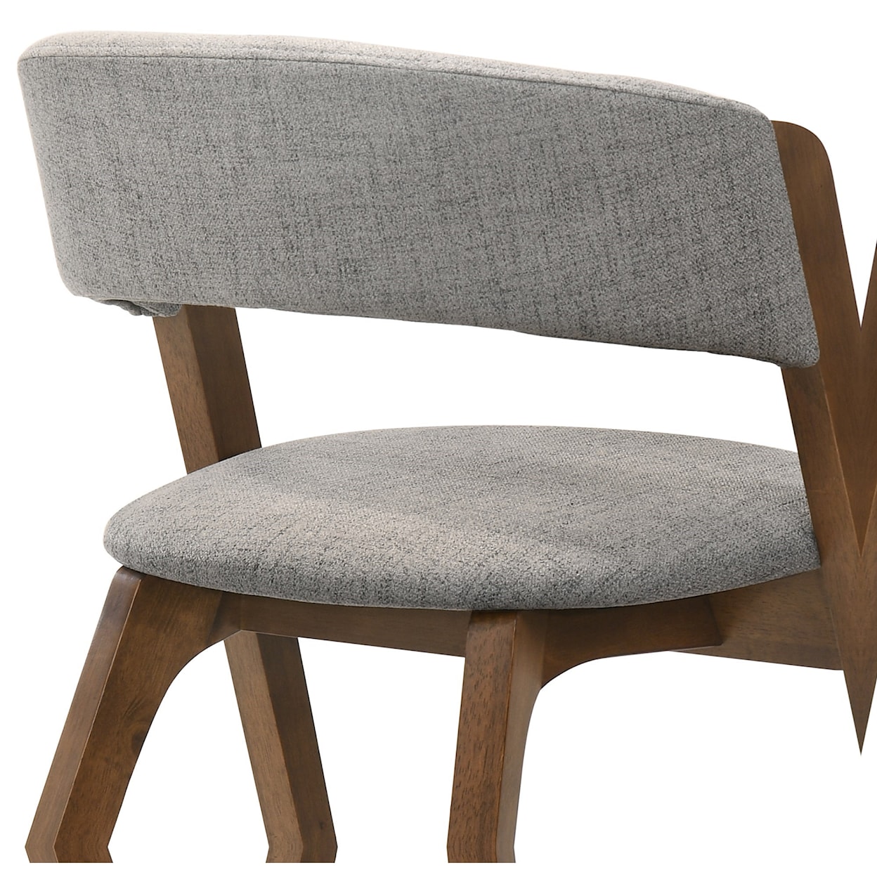 Armen Living Rowan Mid-Century Modern Accent Dining Chair Set