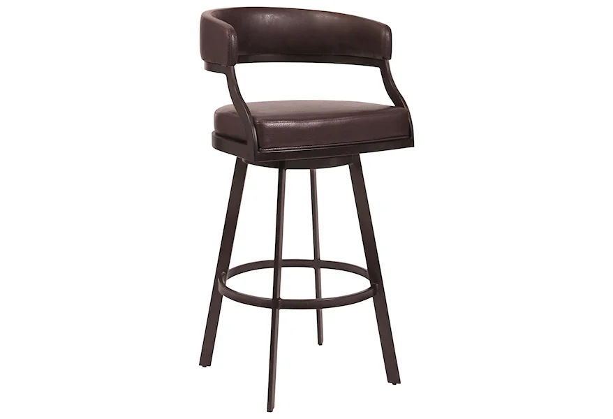 Saturn 30" Bar Height Barstool by Armen Living at Darvin Furniture