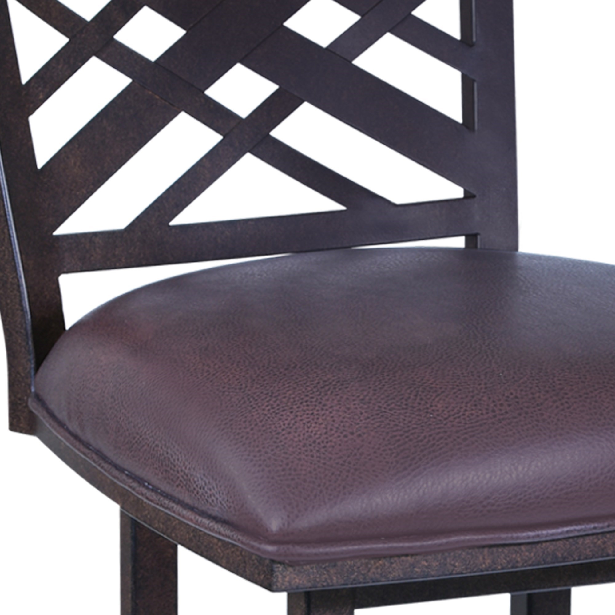 Armen Living Tahiti 26" Swivel Bar Stool with X-Back