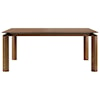 Armen Living Treviso Mid-Century Extension Dining Table