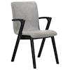 Armen Living Venus Mid-Century Modern Dining Accent Chair Set