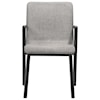 Armen Living Venus Mid-Century Modern Dining Accent Chair Set