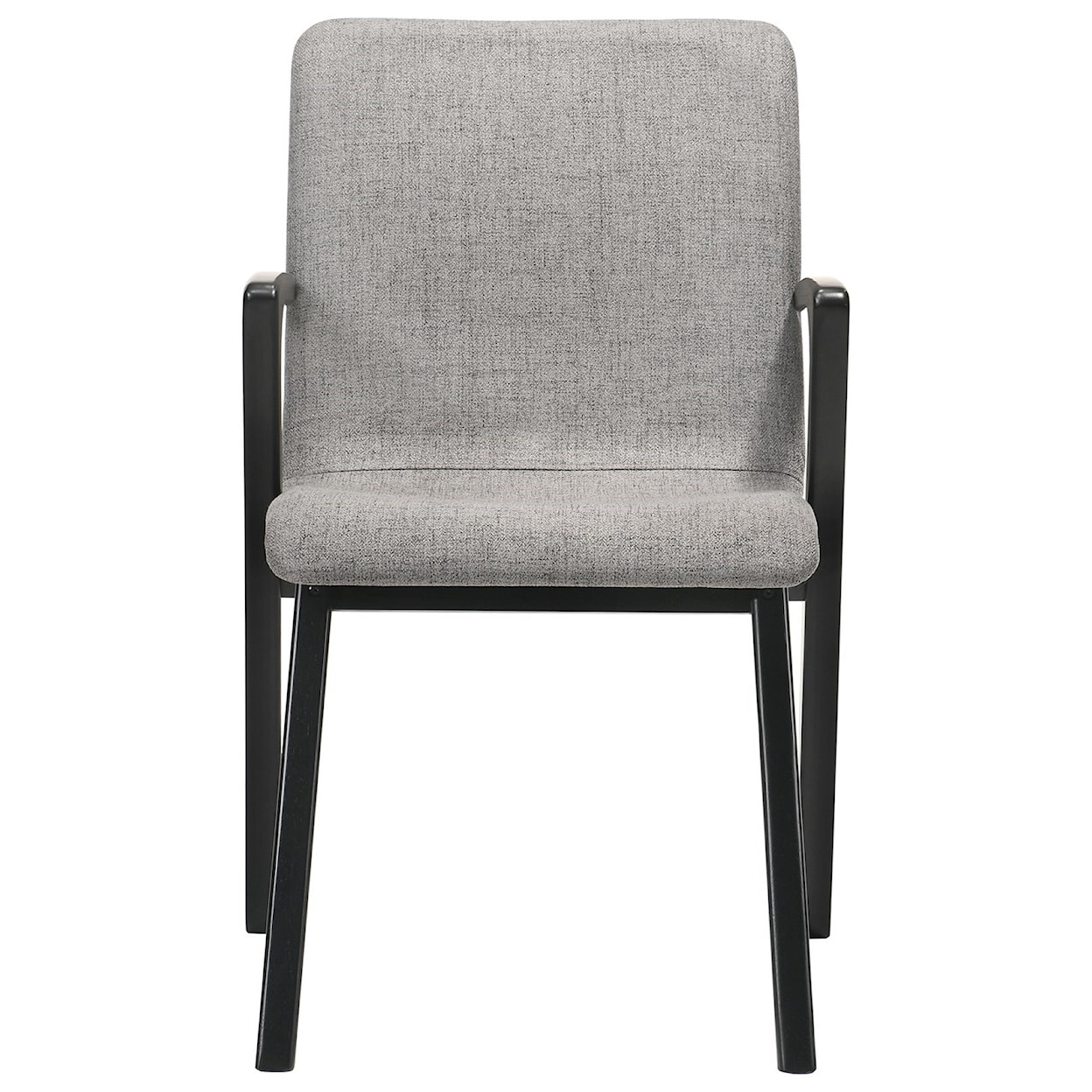 Armen Living Venus Mid-Century Modern Dining Accent Chair Set