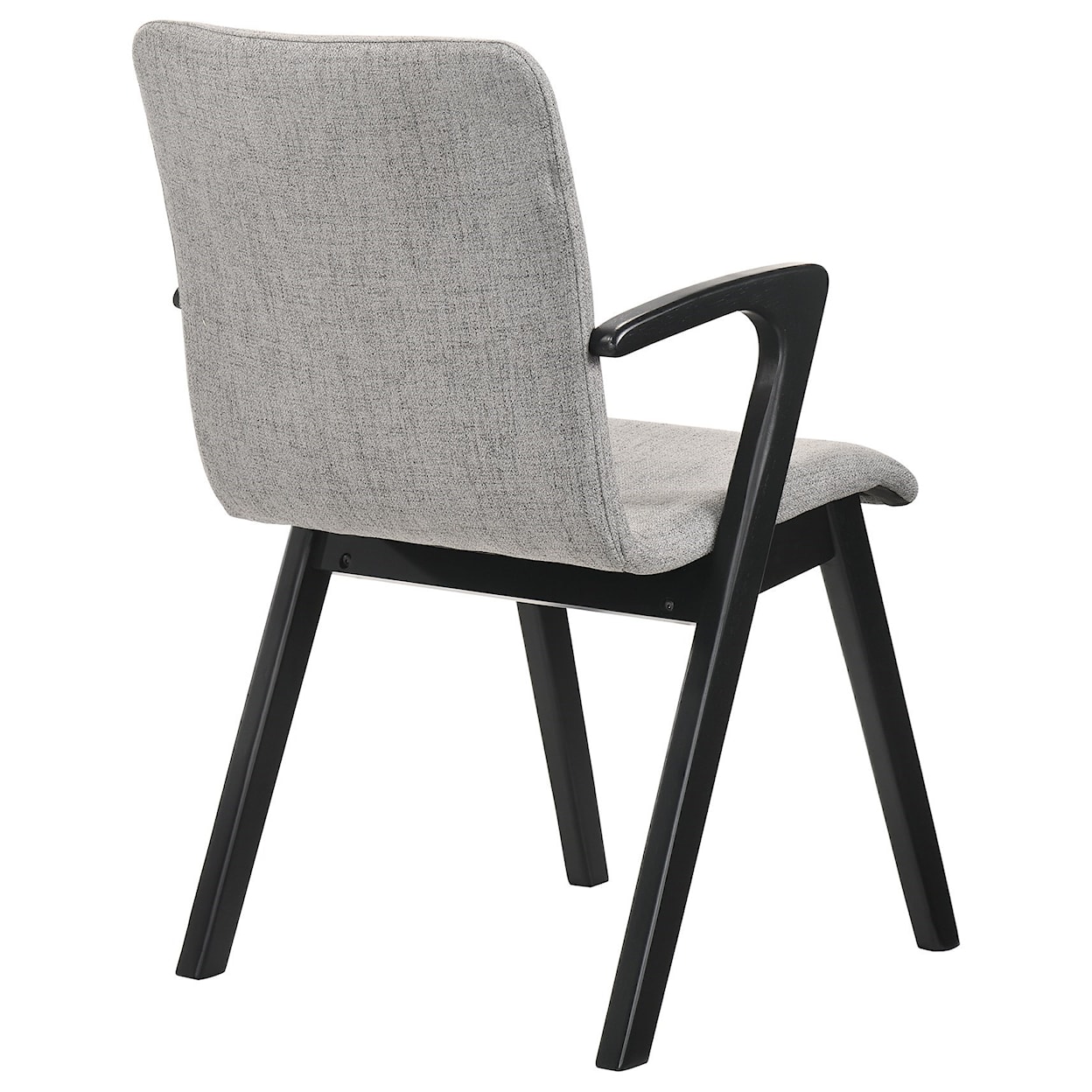 Armen Living Venus Mid-Century Modern Dining Accent Chair Set