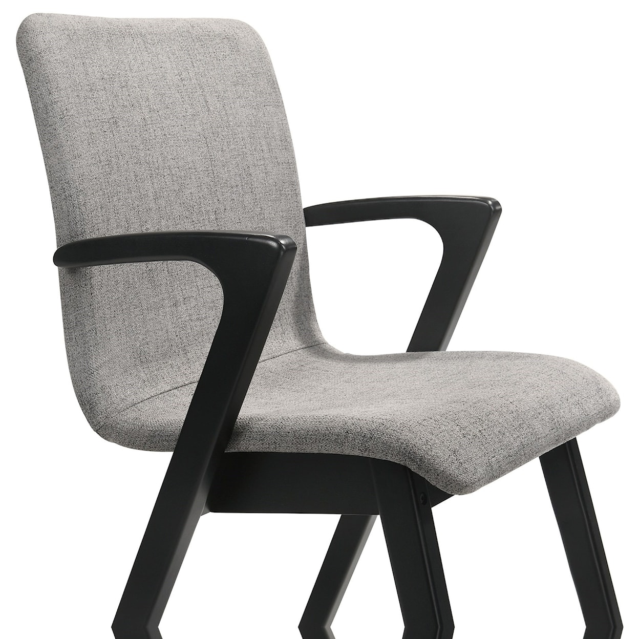 Armen Living Venus Mid-Century Modern Dining Accent Chair Set