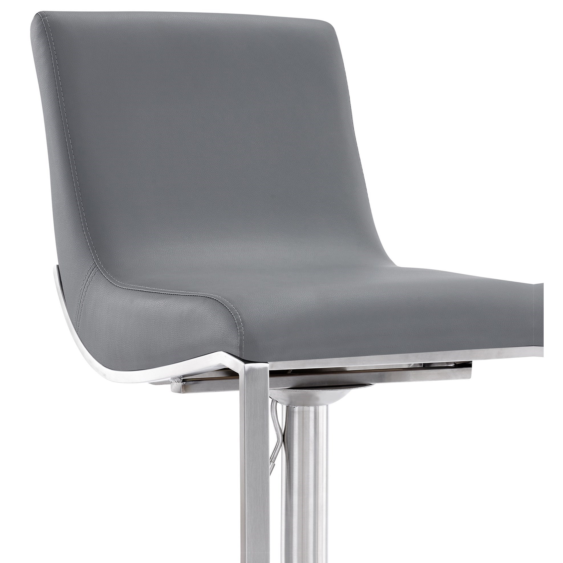 Adjustable Swivel Bar Stool with Foot Rest