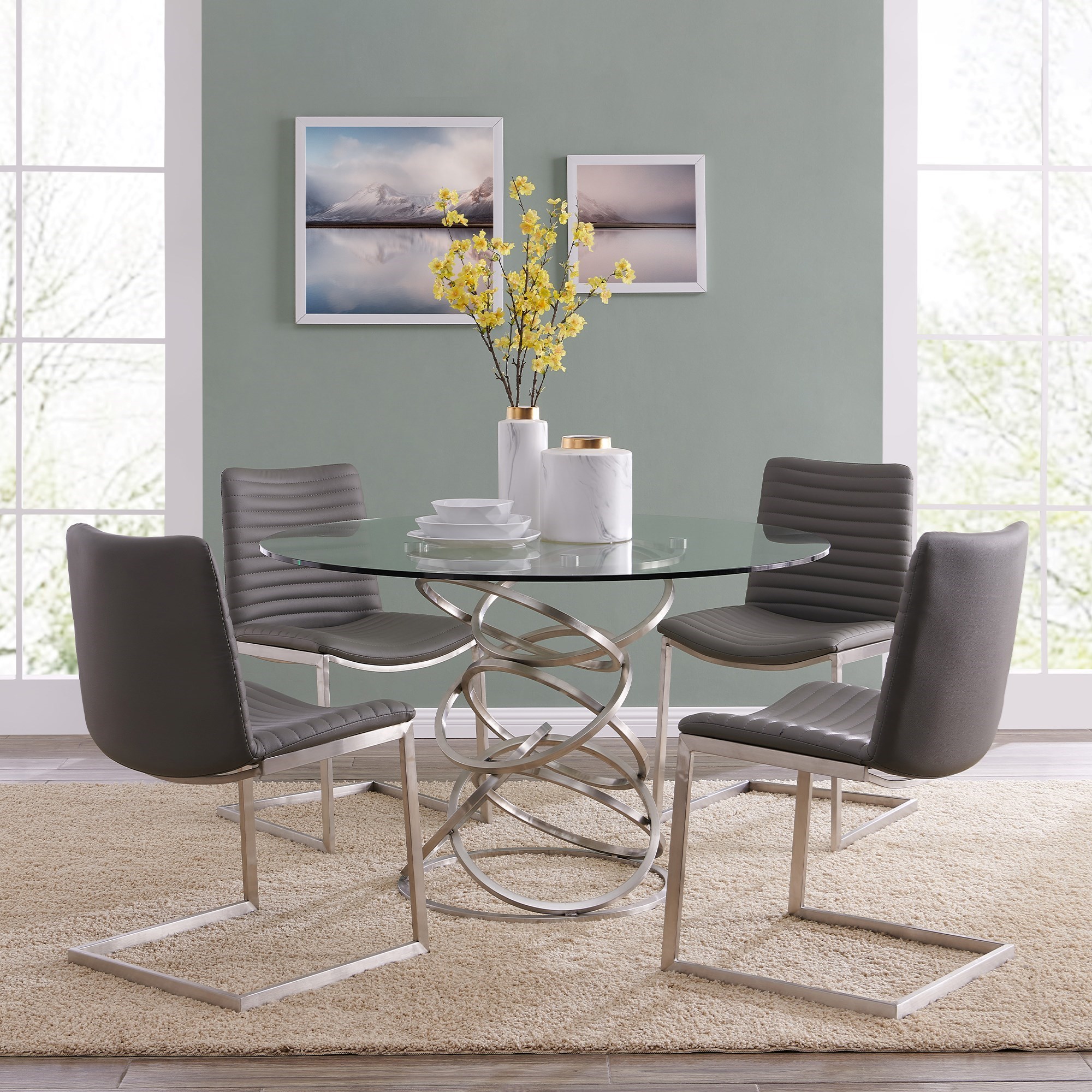 Armen Living Wendy Dining Table