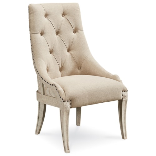 Reeves Host Chair with Deconstructed Look