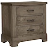 Artisan & Post Cool Rustic 3 Drawer Nightstand