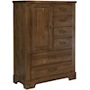 Artisan & Post Cool Rustic Solid Wood  6 Drawer Standing Chest