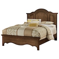 Solid Wood Queen Mansion Bed