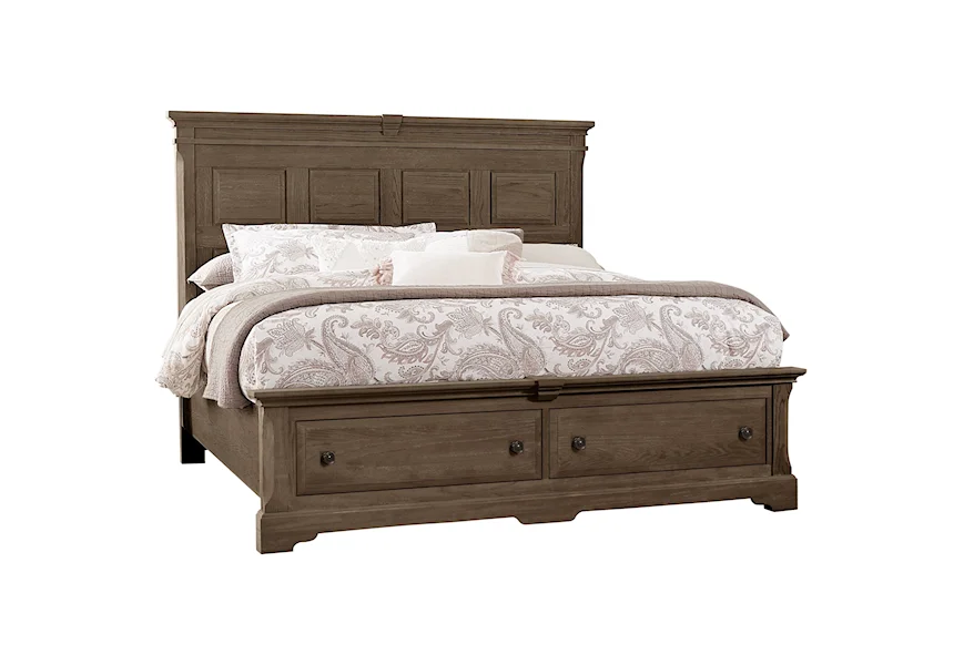 Heritage King Mansion Storage Bed  by Artisan & Post at Zak's Home